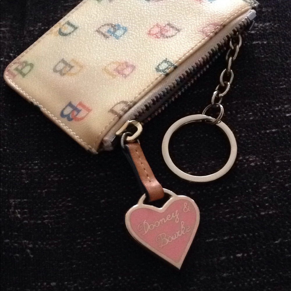 Dooney & Bourke Card/Change Purse Keychain